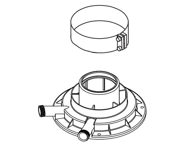 Protherm A25K adaptér na dymovody 80/125 mm
