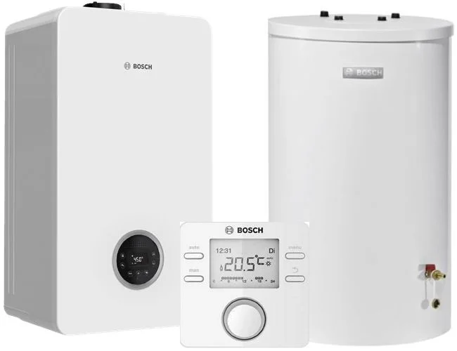 Bosch CONDENS GC2300iW 24 P 23 + WST 120-5 O + CW 100 + lievik (BASIC 24 2300 WST 120)