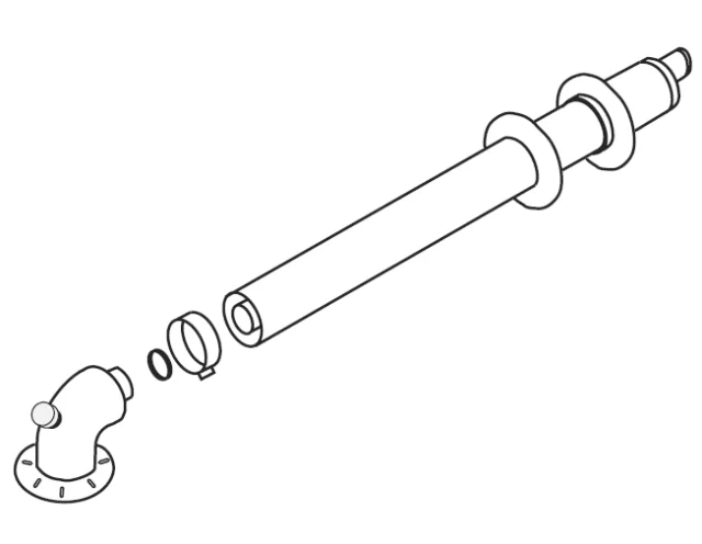 Protherm S25KZ vodorovný odťah spalín 80/125 (1000 mm)