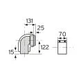 Vaillant koleno 87° 60/100 mm